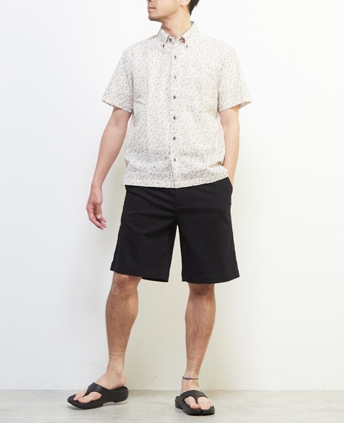 《限定展開》オキナワシャツ | ワッフルサッカー 詳細画像 グレージュ 5