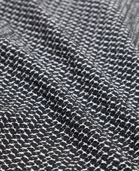 《限定展開》オキナワシャツ | ワッフルサッカー 詳細画像 ブラック 4