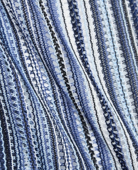 【MASTER FRAME/マスターフレーム】テクスチャーメッシュ半袖オープンカラーシャツ 詳細画像 ブルー 10