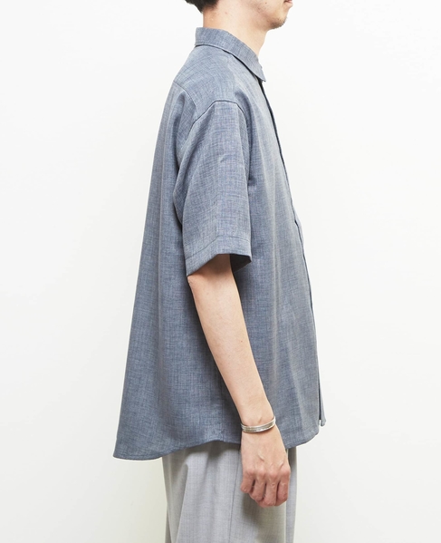 【MASTER FRAME/マスターフレーム】 リネンキャンバス半袖シャツ 詳細画像 ベージュ 5