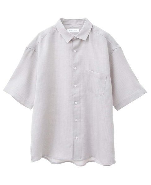【MASTER FRAME/マスターフレーム】 リネンキャンバス半袖シャツ 詳細画像 ベージュ 9