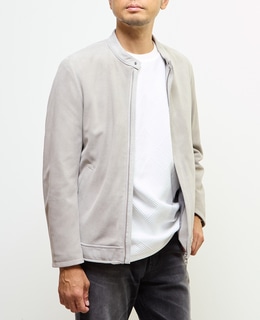 ラムスプリットレザー / シングルライダースブルゾン