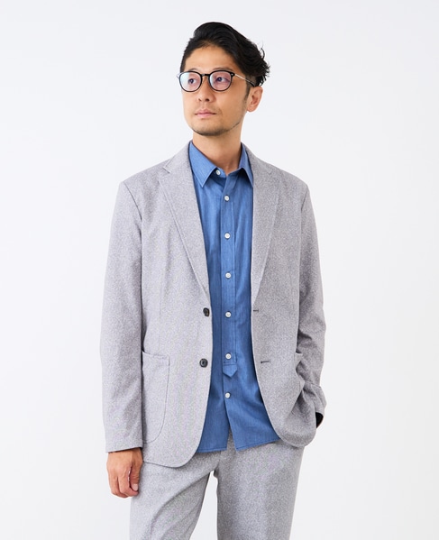 プリントテックジャージカットジャケット(セットアップ可) 詳細画像 ライトグレー 19