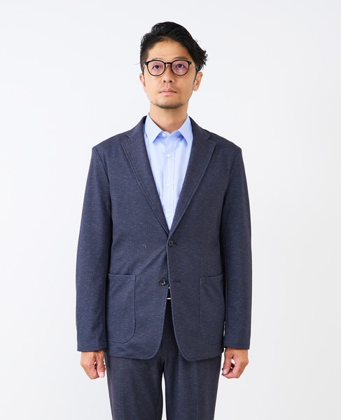 プリントテックジャージカットジャケット(セットアップ可) 詳細画像 ライトグレー 2