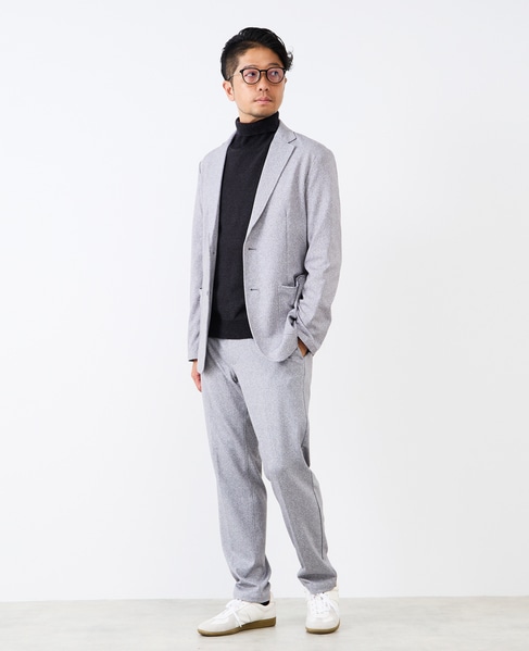 プリントテックジャージカットジャケット(セットアップ可) 詳細画像 ライトグレー 24