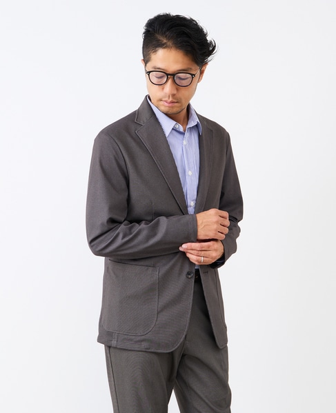 プリントテックジャージカットジャケット(セットアップ可) 詳細画像 ライトグレー 25