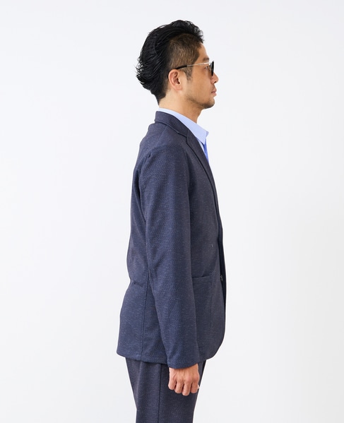 プリントテックジャージカットジャケット(セットアップ可) 詳細画像 ライトグレー 5