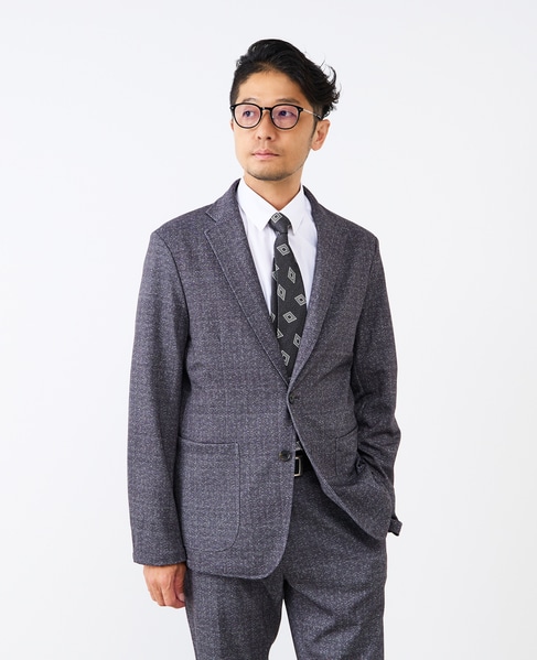 プリントテックジャージカットジャケット(セットアップ可) 詳細画像 ブラウン 2