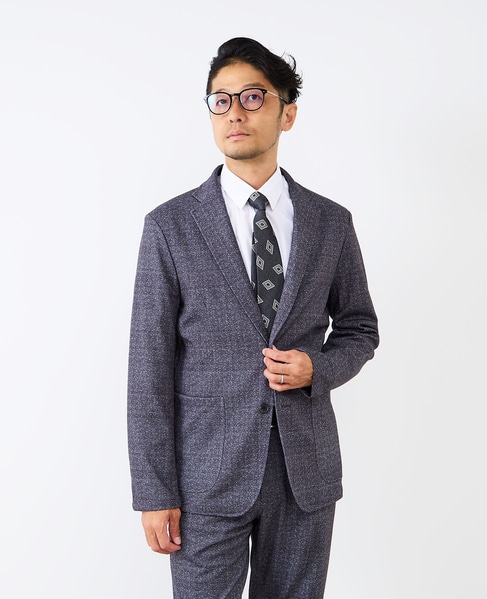 プリントテックジャージカットジャケット(セットアップ可) 詳細画像 ブラウン 3