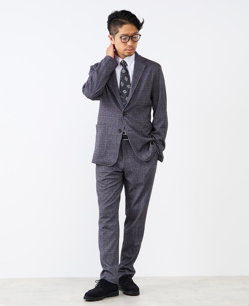 プリントテックジャージカットジャケット(セットアップ可) 詳細画像 ブラウン 5