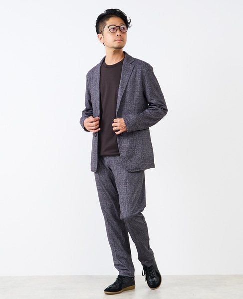 プリントテックジャージカットジャケット(セットアップ可) 詳細画像 ブラウン 7