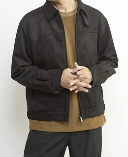 【MASTER FRAME/マスターフレーム】フェイクスエードブルゾン
