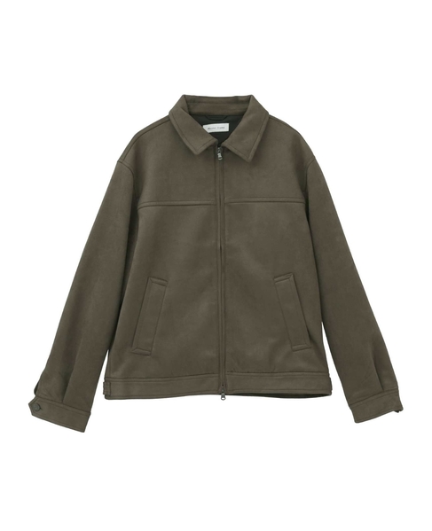 【MASTER FRAME/マスターフレーム】フェイクスエードブルゾン 詳細画像 オリーブ 12
