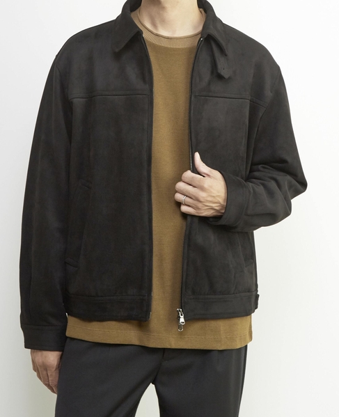 【MASTER FRAME/マスターフレーム】フェイクスエードブルゾン 詳細画像 オリーブ 21