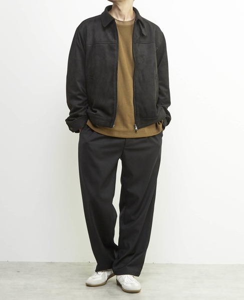 【MASTER FRAME/マスターフレーム】フェイクスエードブルゾン 詳細画像 オリーブ 22