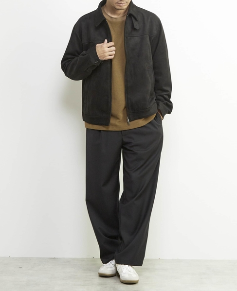 【MASTER FRAME/マスターフレーム】フェイクスエードブルゾン 詳細画像 オリーブ 23