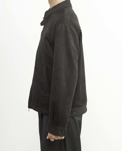 【MASTER FRAME/マスターフレーム】フェイクスエードブルゾン 詳細画像 オリーブ 3