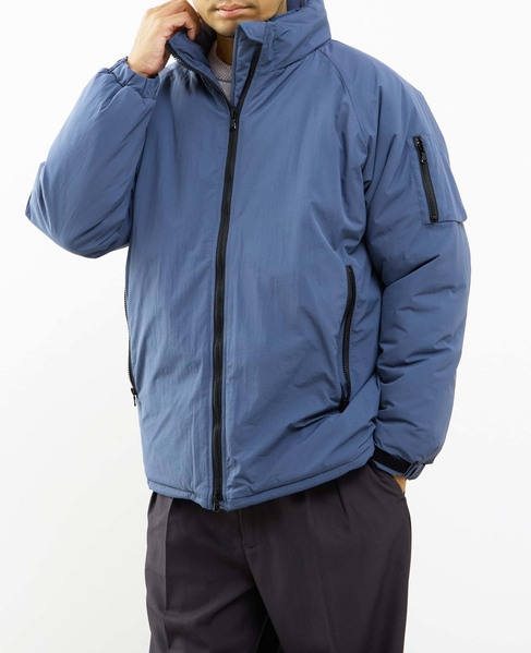 【MASTER FRAME/マスターフレーム】タスランナイロンパテッドブルゾン 詳細画像 ブルーグレー 20