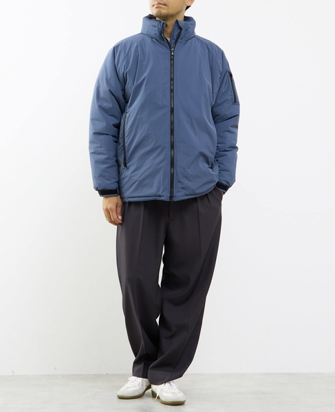 【MASTER FRAME/マスターフレーム】タスランナイロンパテッドブルゾン 詳細画像 ブルーグレー 21