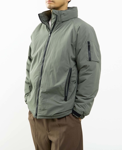 【MASTER FRAME/マスターフレーム】タスランナイロンパテッドブルゾン 詳細画像 ブルーグレー 24