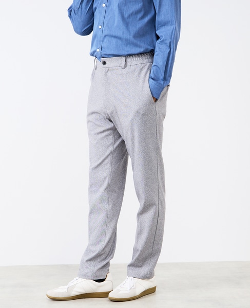 プリントテックジャージテーパードコンフォートパンツ(セットアップ可) 詳細画像 ライトグレー 17