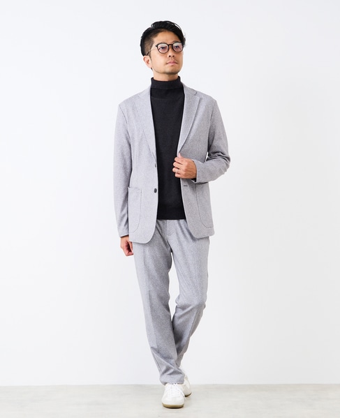 プリントテックジャージテーパードコンフォートパンツ(セットアップ可) 詳細画像 ライトグレー 20