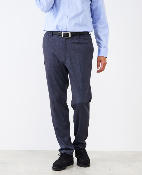 プリントテックジャージテーパードコンフォートパンツ(セットアップ可) 詳細画像 ブラウン 15