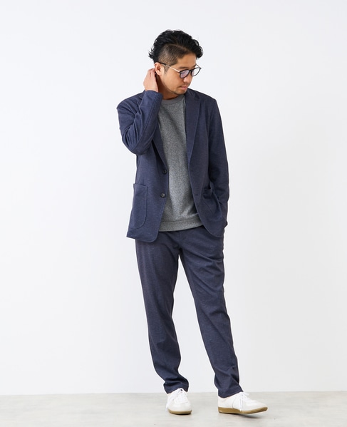 プリントテックジャージテーパードコンフォートパンツ(セットアップ可) 詳細画像 ブラウン 19