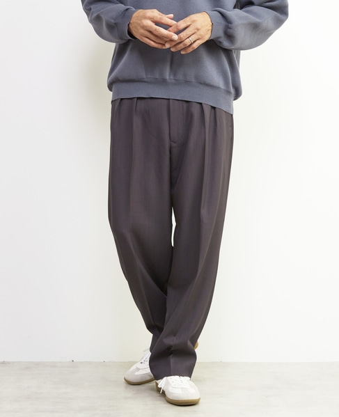 【MASTER FRAME/マスターフレーム】インタックトラウザーズ 詳細画像 グレー 2