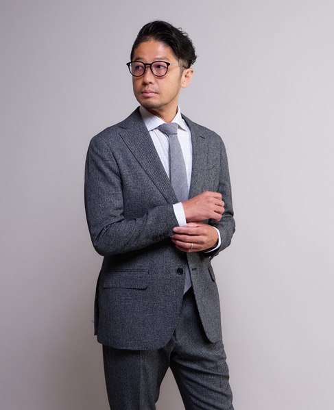 ハンドトゥース ウォッシャブルスーツ | 防シワ / ストレッチ 詳細画像 グレー 19