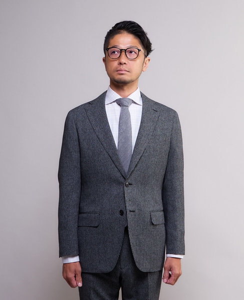 ハンドトゥース ウォッシャブルスーツ | 防シワ / ストレッチ 詳細画像 グレー 2