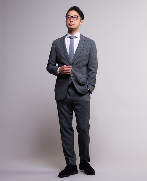 ハンドトゥース ウォッシャブルスーツ | 防シワ / ストレッチ 詳細画像 グレー 25