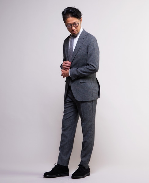 ハンドトゥース ウォッシャブルスーツ | 防シワ / ストレッチ 詳細画像 グレー 26