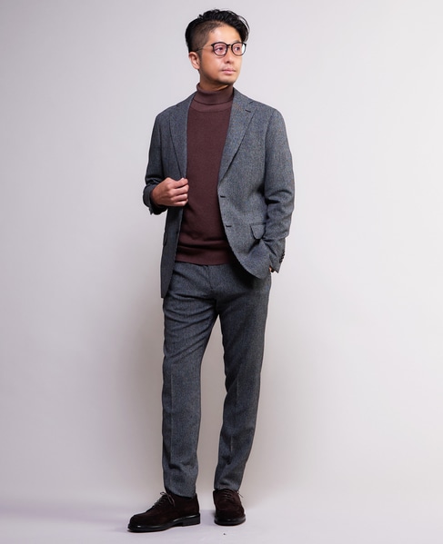 ハンドトゥース ウォッシャブルスーツ | 防シワ / ストレッチ 詳細画像 グレー 29