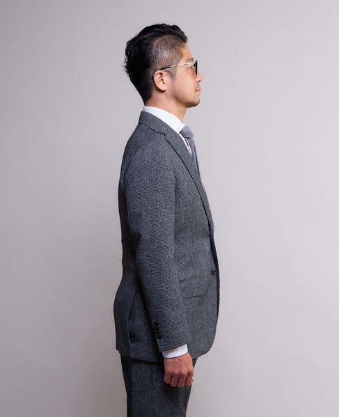 ハンドトゥース ウォッシャブルスーツ | 防シワ / ストレッチ 詳細画像 グレー 5