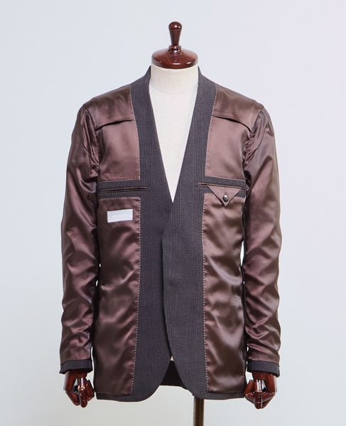 グレンチェック ウォッシャブルスーツ | 防シワ / ストレッチ 詳細画像 ネイビー 13