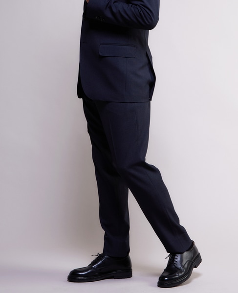 グレンチェック ウォッシャブルスーツ | 防シワ / ストレッチ 詳細画像 ネイビー 23