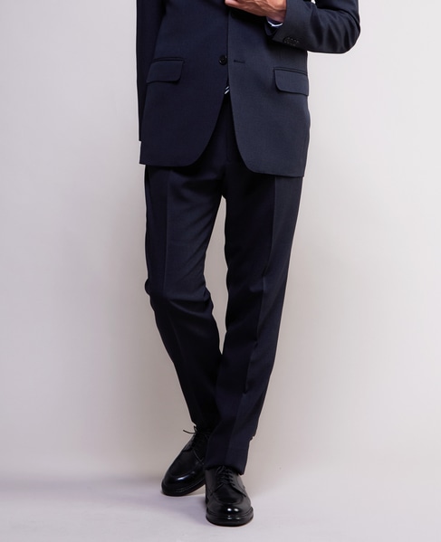 グレンチェック ウォッシャブルスーツ | 防シワ / ストレッチ 詳細画像 ネイビー 24