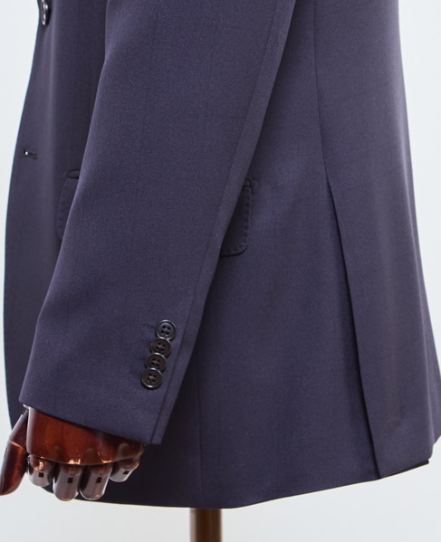 ソラーロヘリンボーン/ウィンドペン ウォッシャブルスーツ | 防シワ / ストレッチ 詳細画像 グレー 11