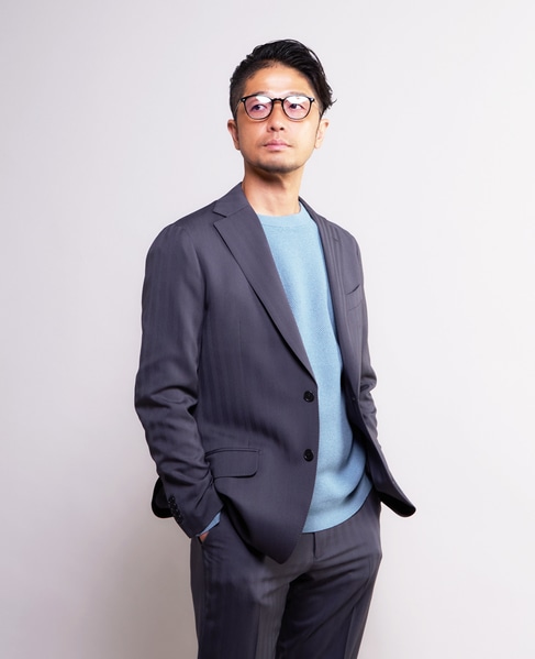 ソラーロヘリンボーン/ウィンドペン ウォッシャブルスーツ | 防シワ / ストレッチ 詳細画像 グレー 27