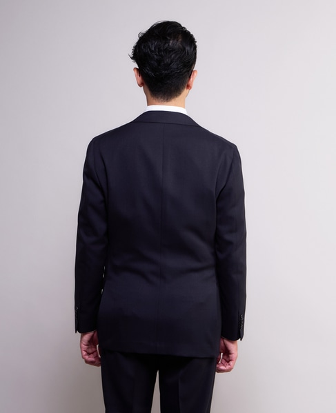 ソラーロヘリンボーン/ウィンドペン ウォッシャブルスーツ | 防シワ / ストレッチ 詳細画像 グレー 4