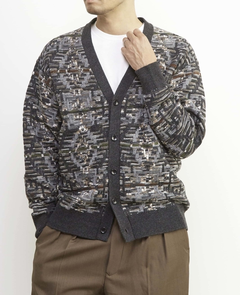 【MASTER FRAME/マスターフレーム】レトロJQD カーディガン 詳細画像 ネイビー 10