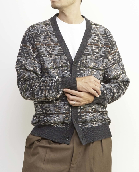 【MASTER FRAME/マスターフレーム】レトロJQD カーディガン 詳細画像 ネイビー 11