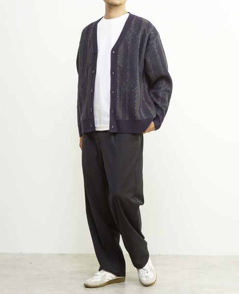 【MASTER FRAME/マスターフレーム】レトロJQD カーディガン 詳細画像 ネイビー 9