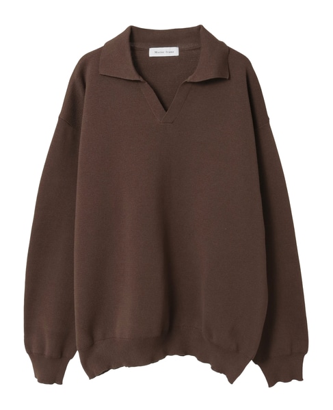 【MASTER FRAME/マスターフレーム】エステルミラノリブスキッパーポロ 詳細画像 ブルーグレー 10