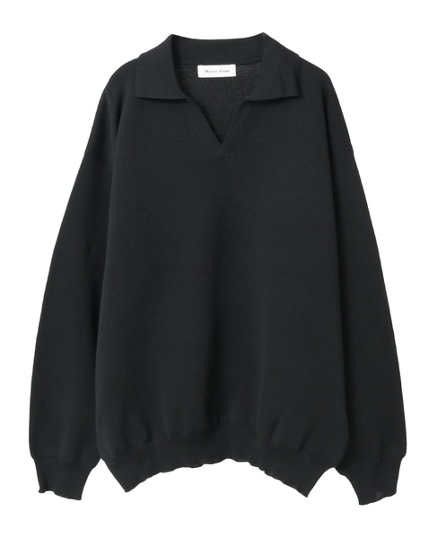 【MASTER FRAME/マスターフレーム】エステルミラノリブスキッパーポロ 詳細画像 ブルーグレー 12