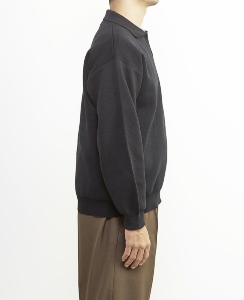 【MASTER FRAME/マスターフレーム】エステルミラノリブスキッパーポロ 詳細画像 ブルーグレー 5