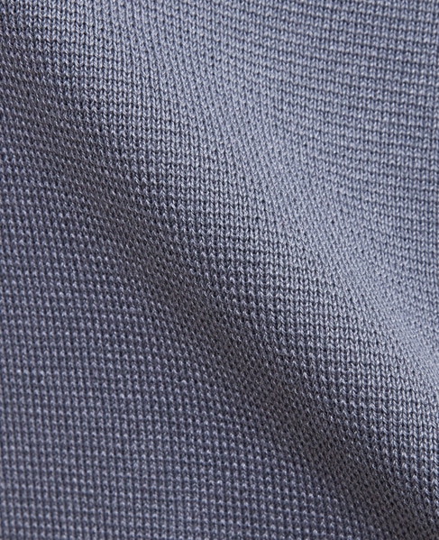 【MASTER FRAME/マスターフレーム】エステルミラノリブスキッパーポロ 詳細画像 ブルーグレー 9