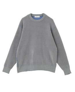 【MASTER FRAME/マスターフレーム】配色モールニット プルオーバー