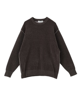 【MASTER FRAME/マスターフレーム】配色モールニット プルオーバー